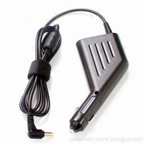 Laptop In-car chargers for Acer, 19V, 3.42A, 65W Output, 5.5*1.7mm L-tip cigarette type